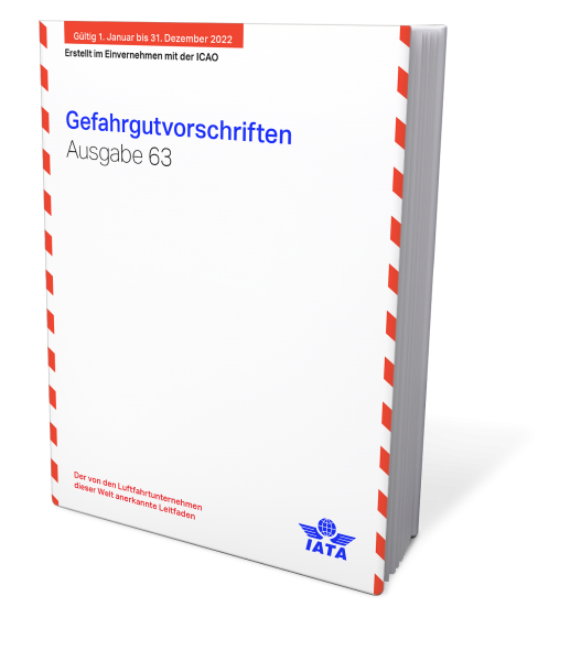IATA 2022 Gefahrgutvorschriften, Buchausgabe deutsch, 63. Auflage